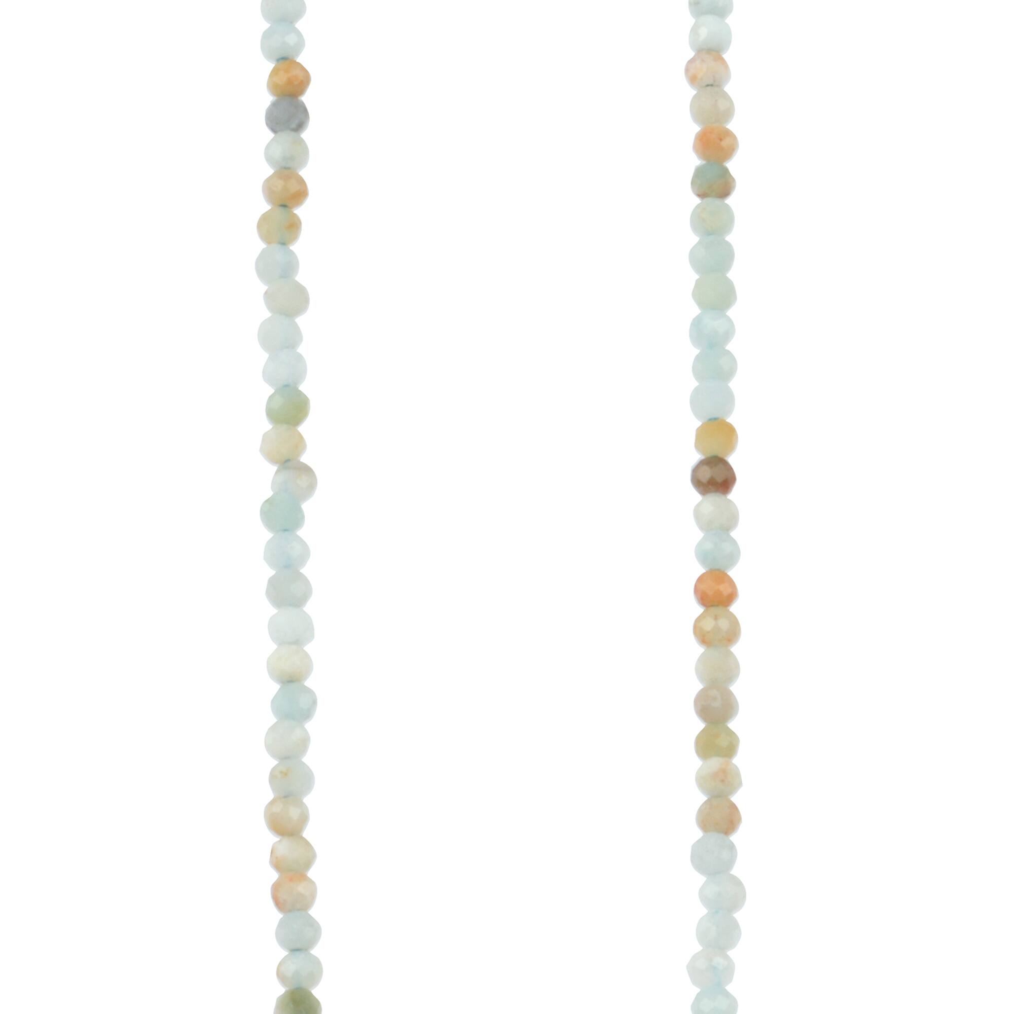 Faceted Amaonzite Round Beads, 2mm by Bead Landing™